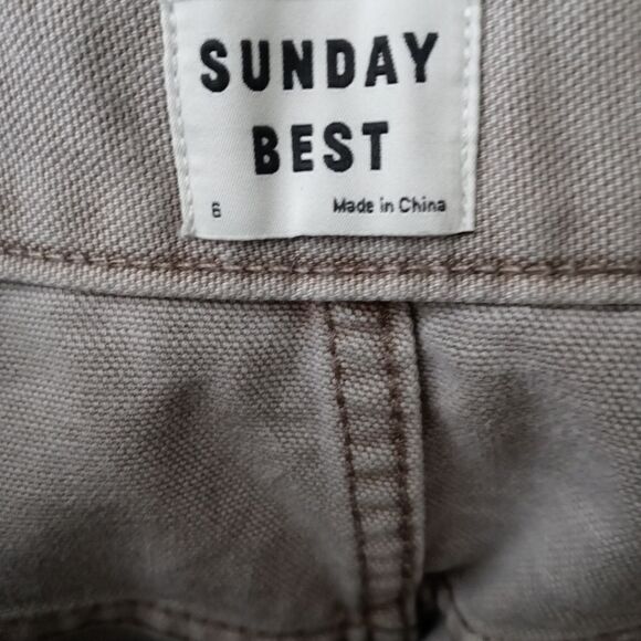 Aritzia Sunday Best jean skirt size 6 - Picture 4 of 5